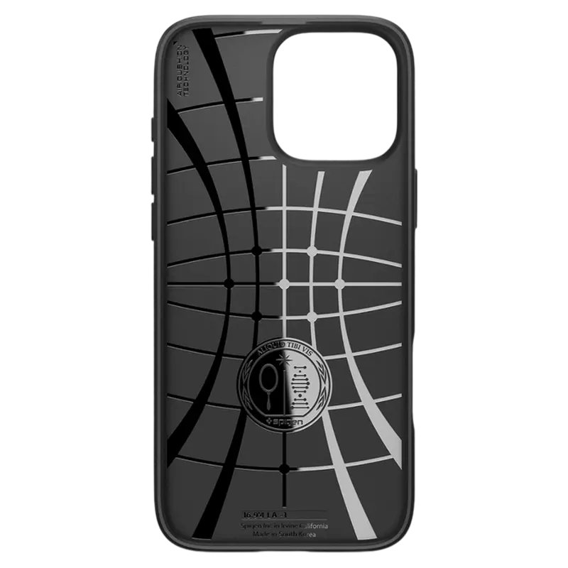 Husa Spigen iPhone 16 Pro Liquid Air, Negru mat