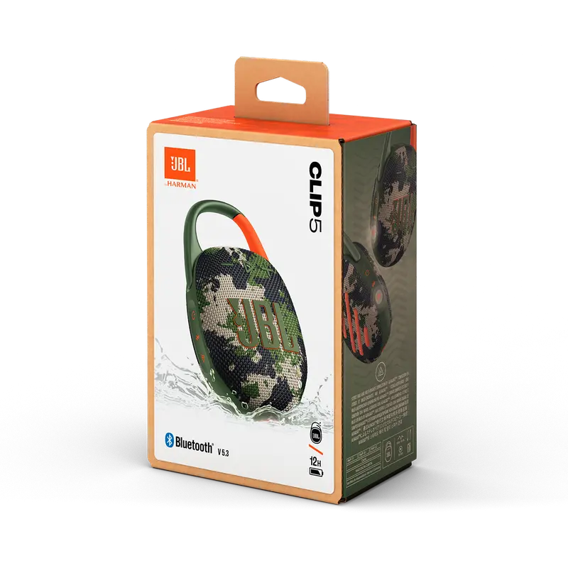 Boxă portabilă JBL Clip 5, Camuflaj