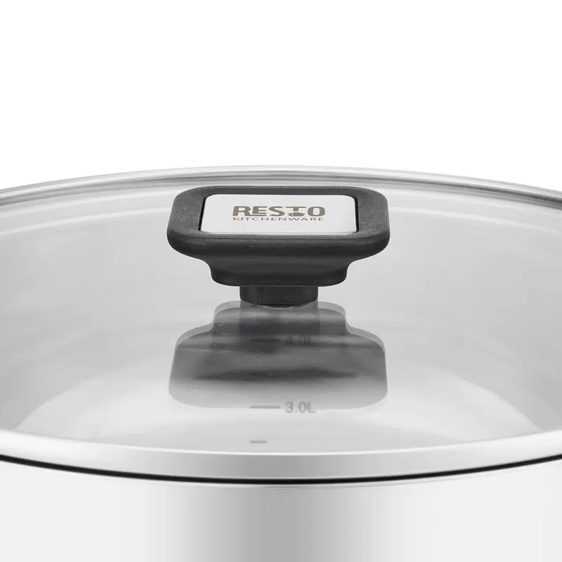 Набор кастрюль RESTO 92214, Нержавеющая сталь