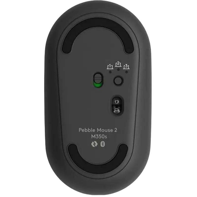 Клавиатура и мышь Logitech Pebble 2 Combo, Беспроводное, Графитовый
