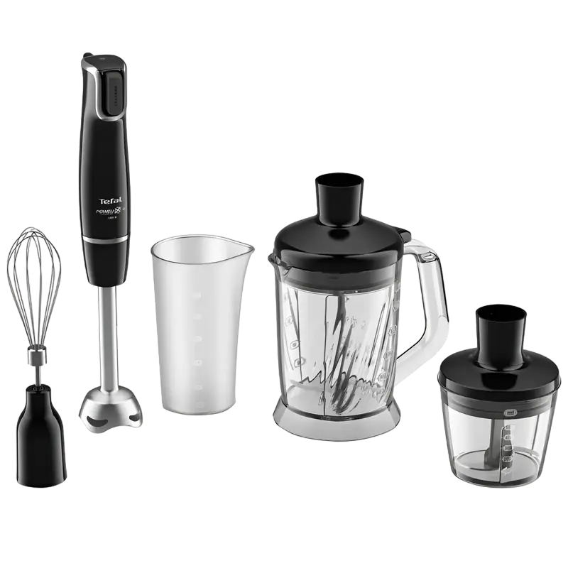 Blender de mână Tefal HB94L830, Neg..