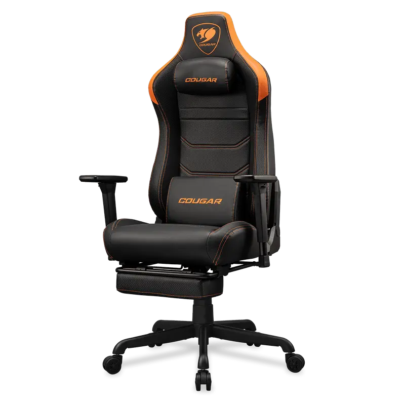 Scaun Gaming Cougar Armor EVO S, PU Piele, Negru | Portocaliu