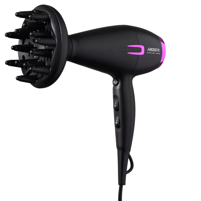 Uscător de păr Ardesto HD-Y221PRO, 2100W, Negru | Violet