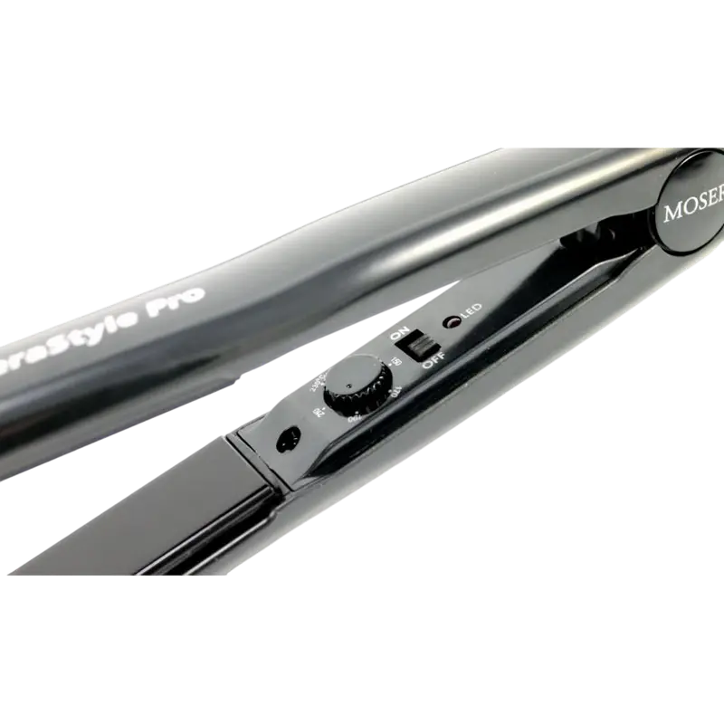 Placă de îndreptat părul Moser Cera Style 4417-0050, Negru