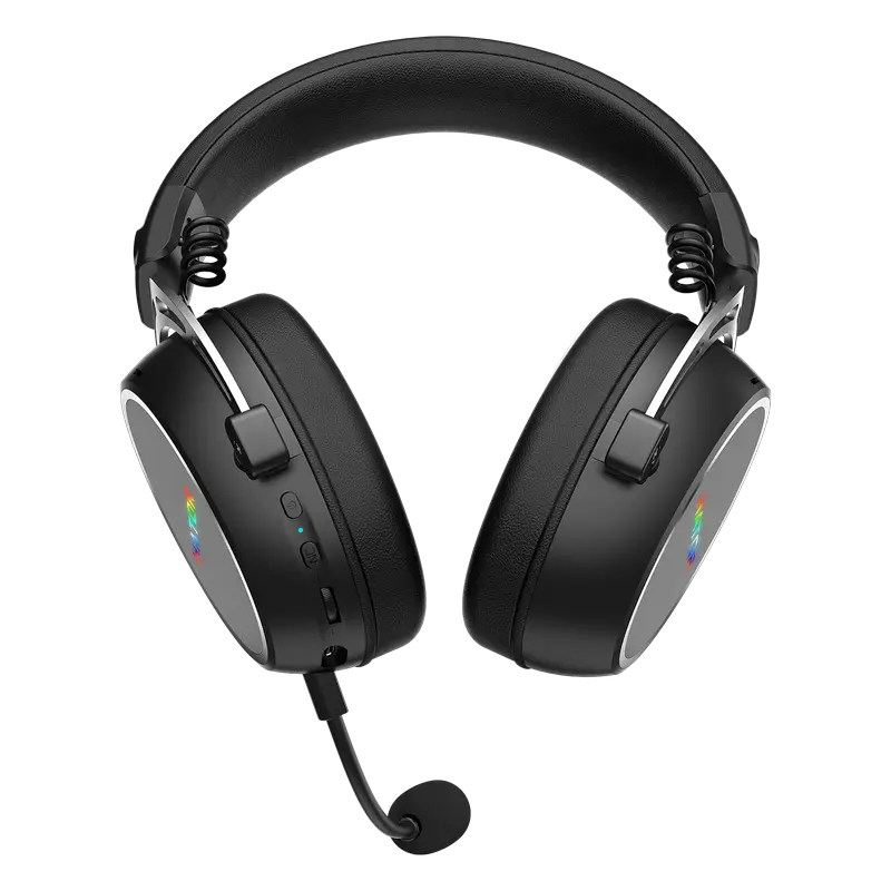 Stand pentru căști gaming HATOR Hypergang 3, Fără fir, Negru