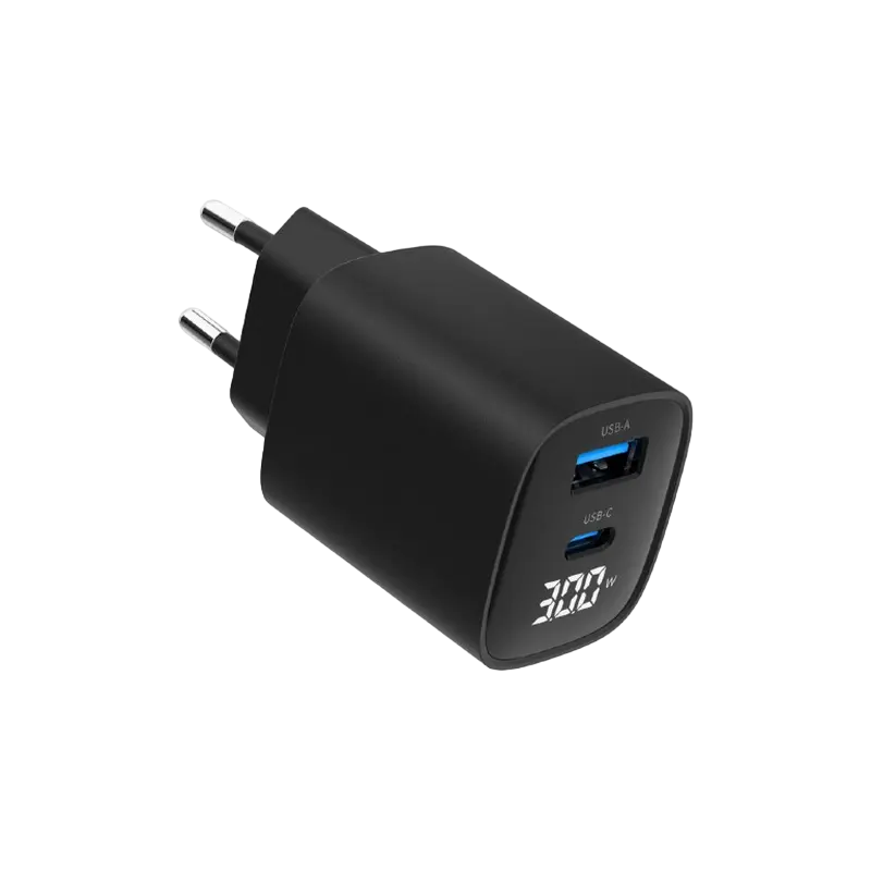 Încărcător Gembird TA-UC-PDQC30LCD-BK-01