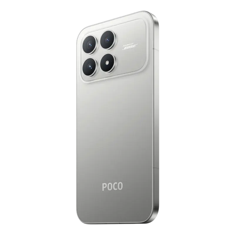 Смартфон Xiaomi Poco F8 Pro, 12Гб/512Гб, Серебристый