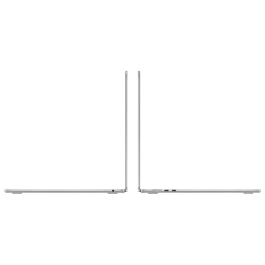 Laptop 15,3" Apple MacBook Air A3114, Argintiu, M3 cu procesor cu 8 nuclee si GPU cu 10 nuclee, 24Go/512Go, macOS Sequoia