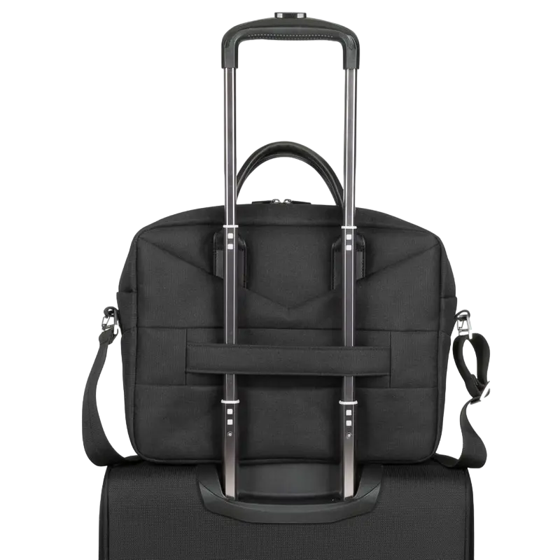 Geantă pentru Laptop Rivacase 8124, 15", Eco-Friendly rPET Poliester, Negru