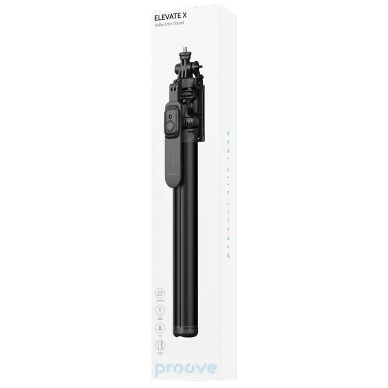 Selfie Stick Proove Elevate X, Negru