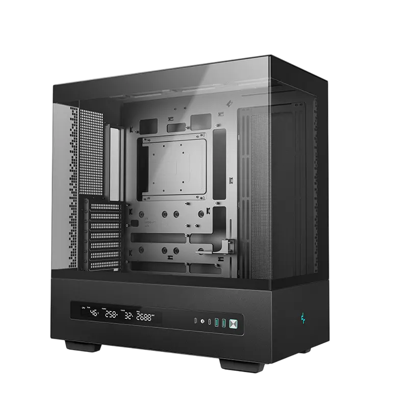 Carcasă PC Deepcool CH690 Digital, Midi-Tower, Fără PSU, Negru