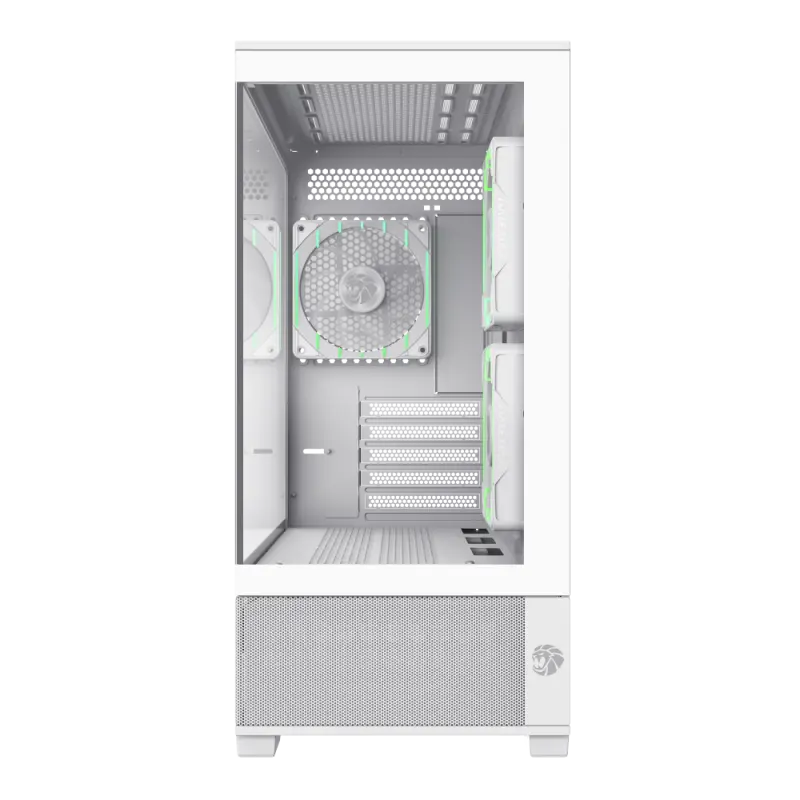 Carcasă PC Gamemax VISTA 2 MW, Mini-Tower, Fără PSU, Alb