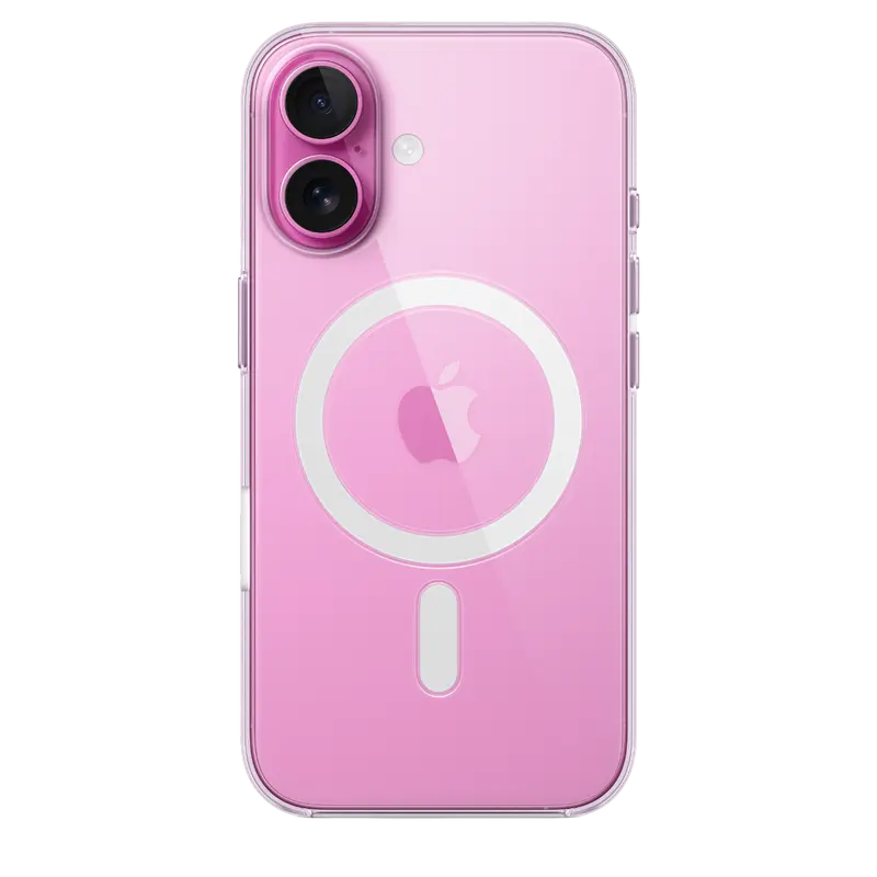 Husa Apple iPhone 16 Clear Case cu MagSafe, Transparent