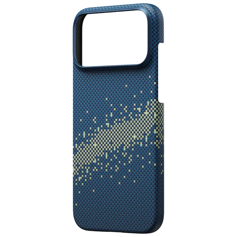 Husă Pitaka MagEZ 7 StarPeak pentru Apple iPhone 17 Pro, Milky way