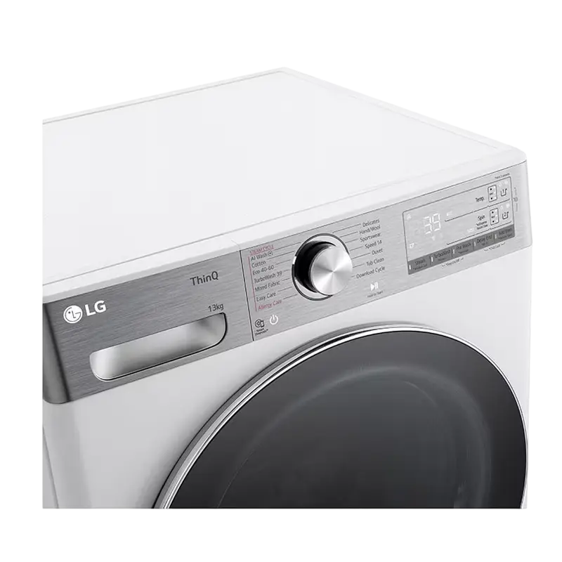 Mașină de spălat LG F4WR913P3WA, 13kg, Alb