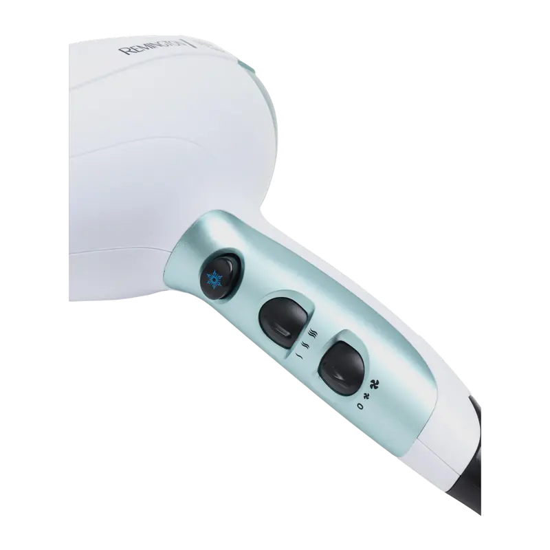 Uscător de păr Remington D5216, 2300W, Alb | Albastru