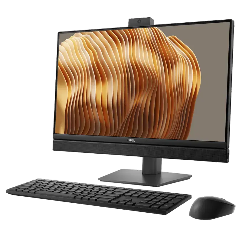 Моноблок DELL QC24250, 24", Intel Core Ultra 7 256, 16Гб/512Гб, Windows 11 Pro, Чёрный