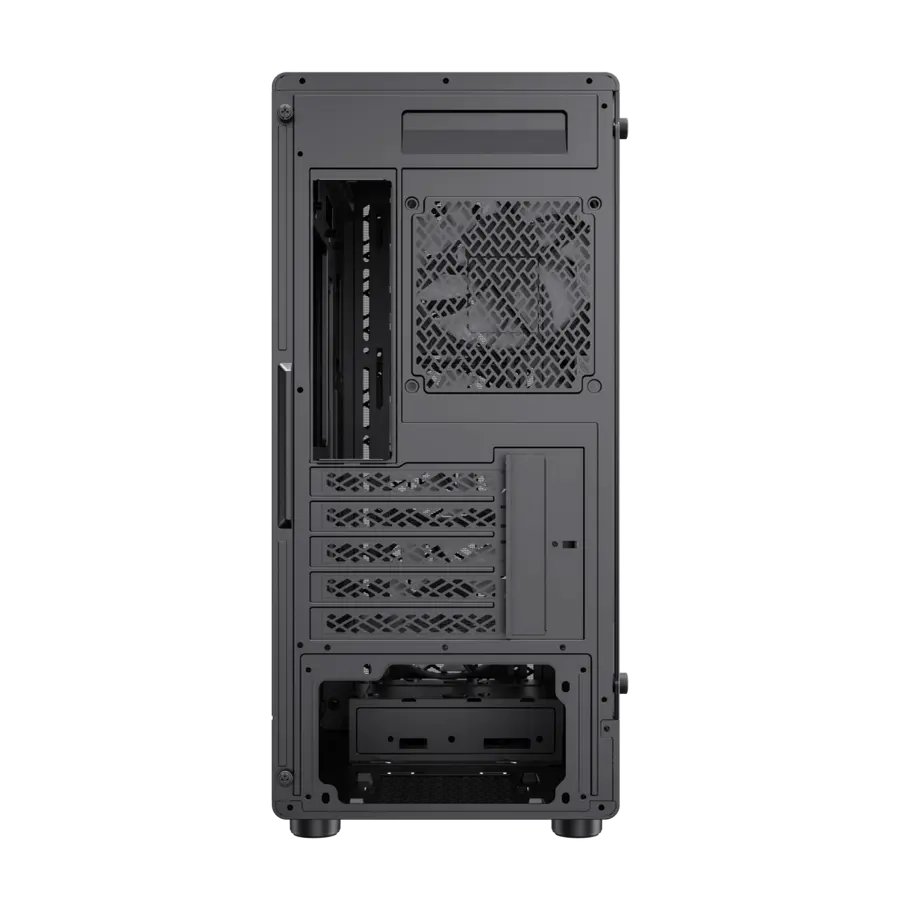 Carcasă PC Gamemax Forge MB, Midi-Tower, Fără PSU, Negru