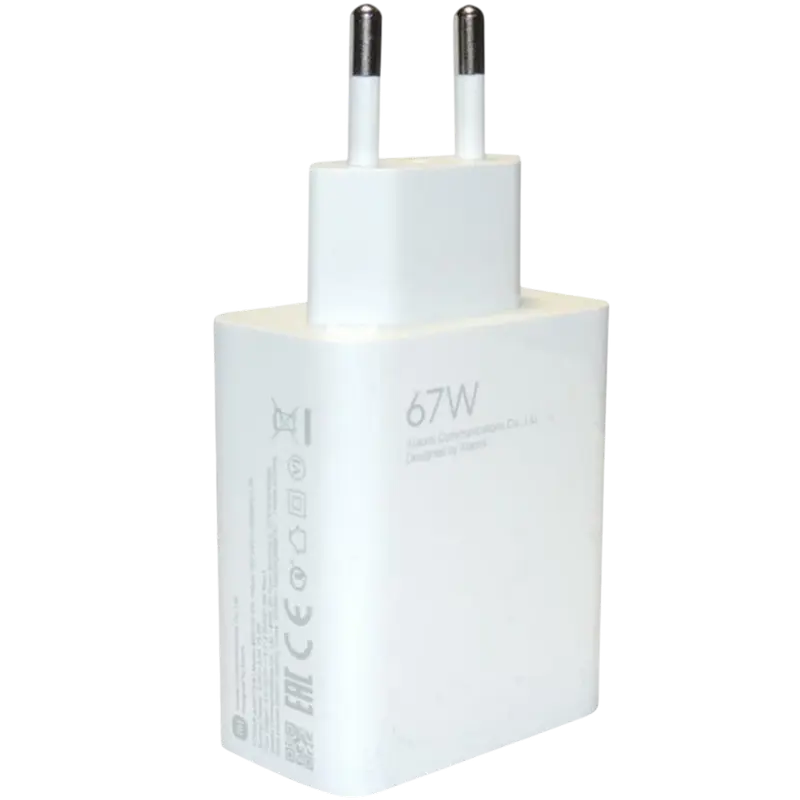 Încărcător Xiaomi HyperCharge Power, 67W, Alb