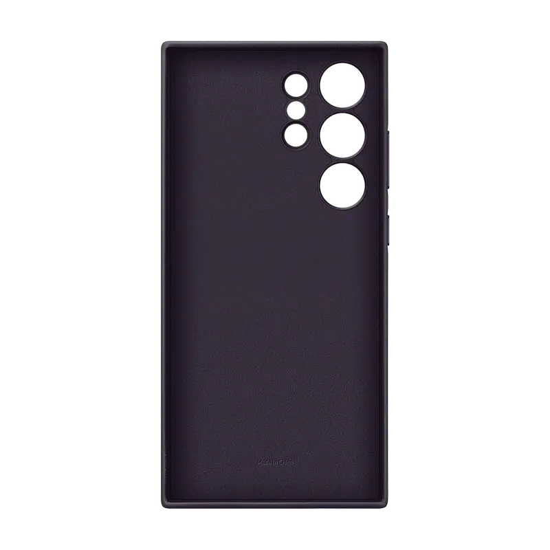 Husa Samsung Vegan Leather Case Galaxy S24 Ultra, Violet închis