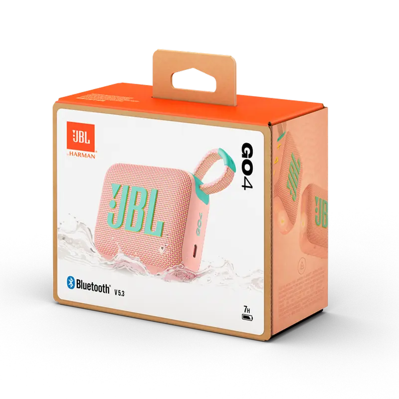 Boxă portabilă JBL GO 4, Roz