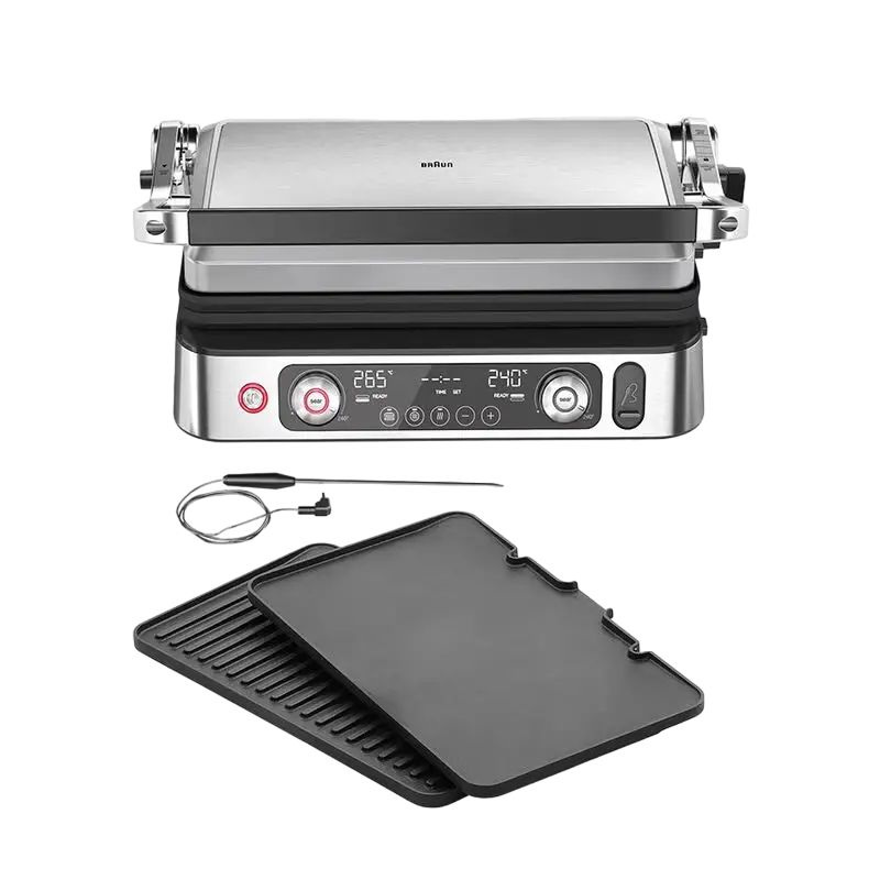 Grătar electric Braun CG 9160, 2200W, Oțel inoxidabil