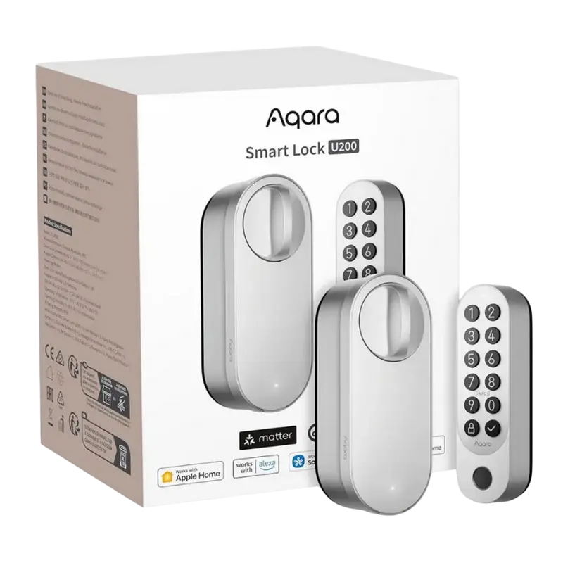 Încuietoare inteligentă AQARA U200, Argintiu