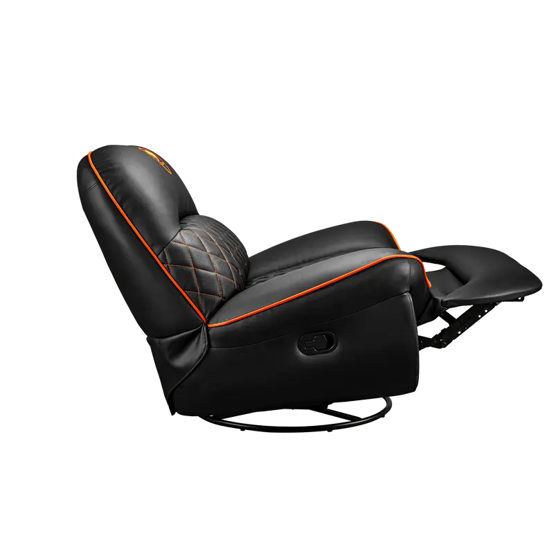 Scaun Gaming Cougar Overlord, PU Piele, Negru | Portocaliu