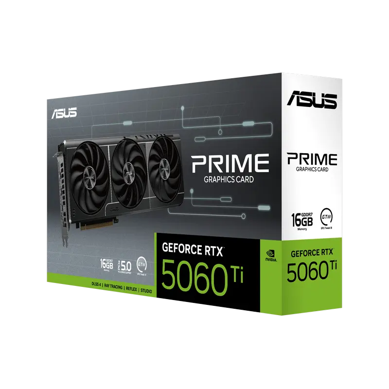 Placă Video ASUS PRIME-RTX5060TI-16G, 16GB GDDR7 128bit
