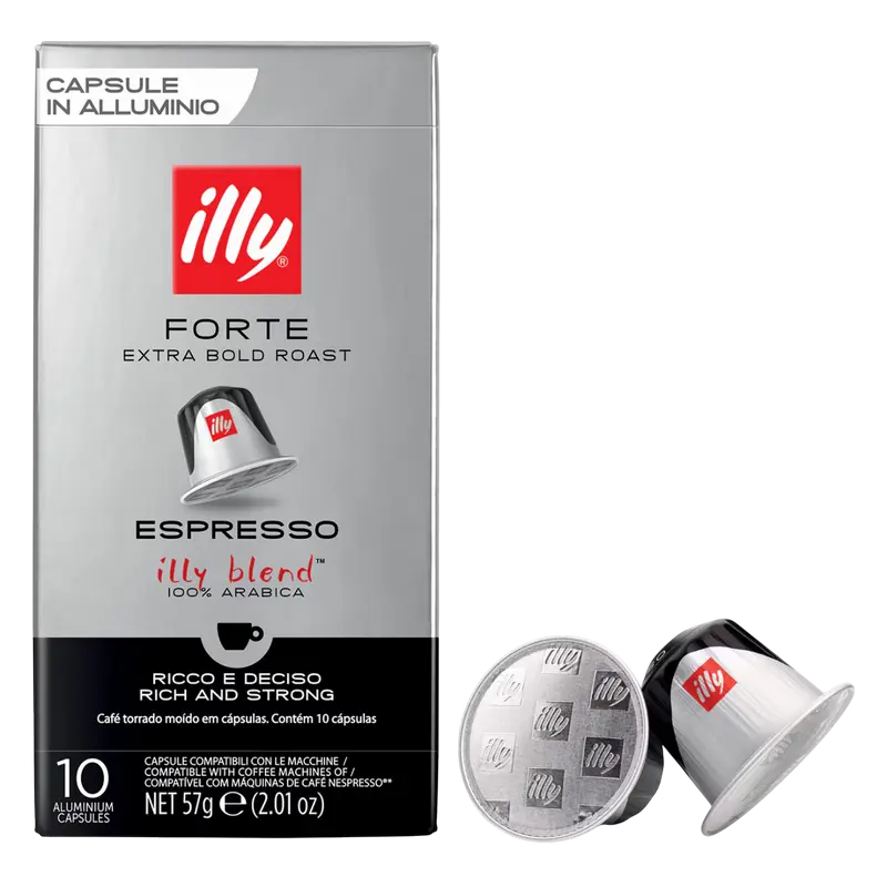 Cumpara  Cafea și Ceai - Кофе Illy Espresso Forte, 10  шт..