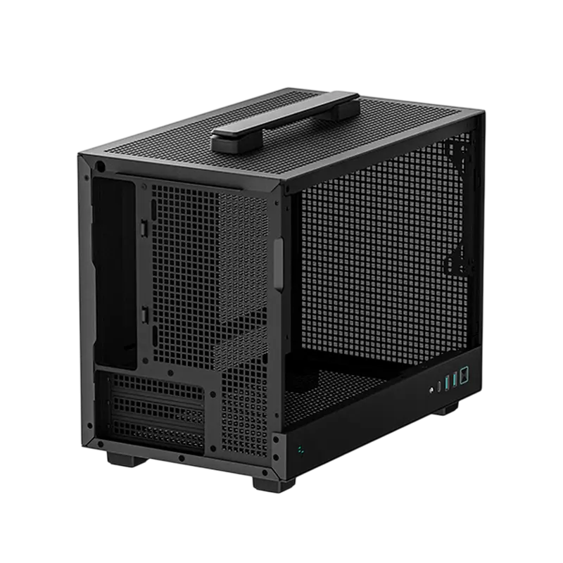 Carcasă PC Deepcool CH160, Mini-ITX, Fără PSU, Negru