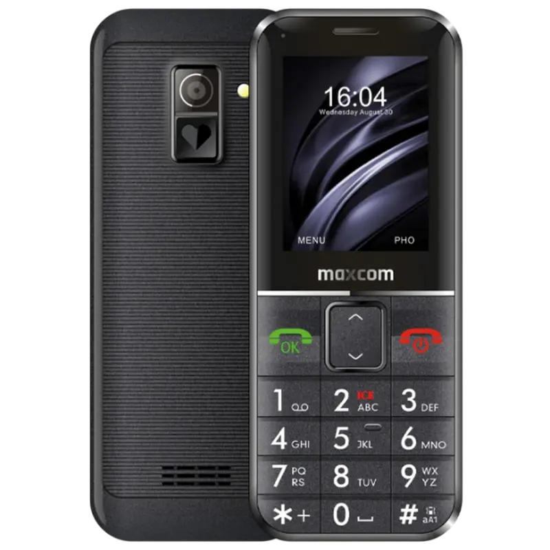 Купить  Кнопочные телефоны - Мобильный телефон MaxCom MM735, Чёрный..