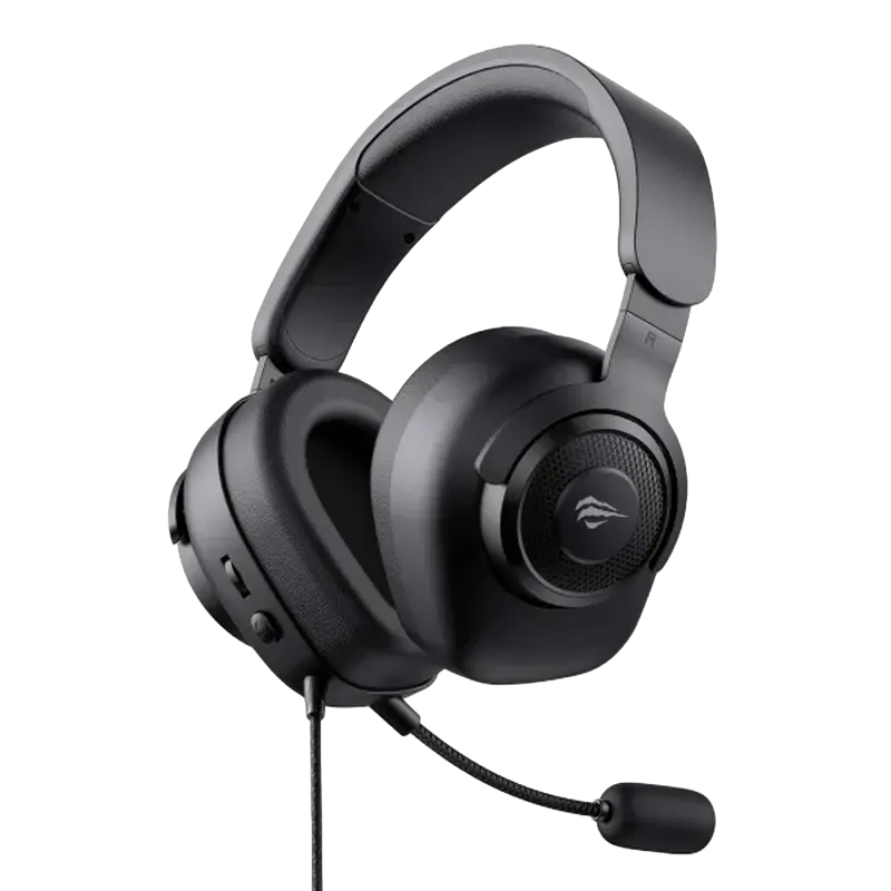 Căști gaming Havit H2230U, Cu fir, Negru