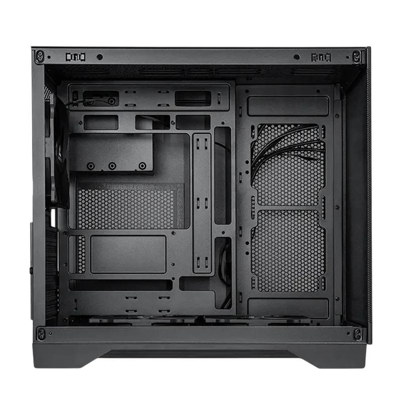 Компьютерный корпус Chieftec Visio Air, Mini-Tower, Без блока питания, Чёрный