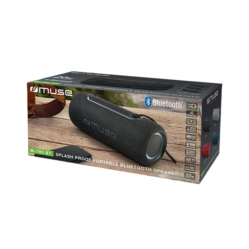 Boxă portabilă MUSE M-780 BT, Negru