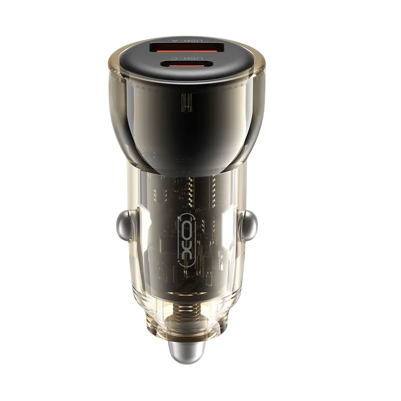 Încărcător auto XO CC60, 60W, Negru..
