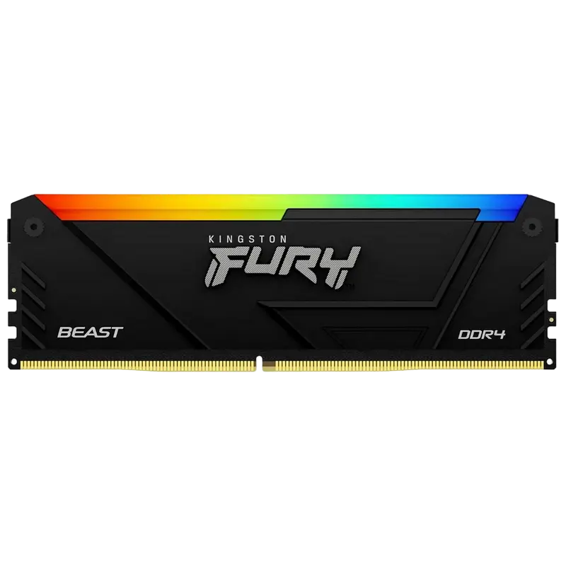 Memorie RAM Kingston FURY Beast RGB, DDR4 SDRAM, 3600 MHz, 8GB, KF436C17BB2A/8