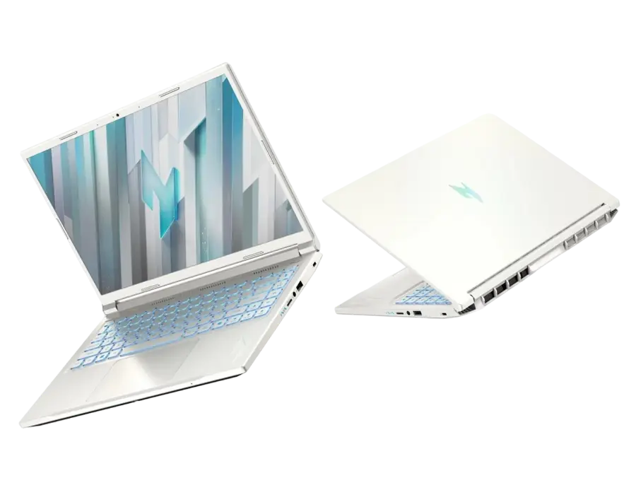 Laptop Gaming 14,5" Acer Nitro V14 ANV14-61, Pearl White, AMD Ryzen 7 8845HS, 16GB/1024GB, Linux eShell