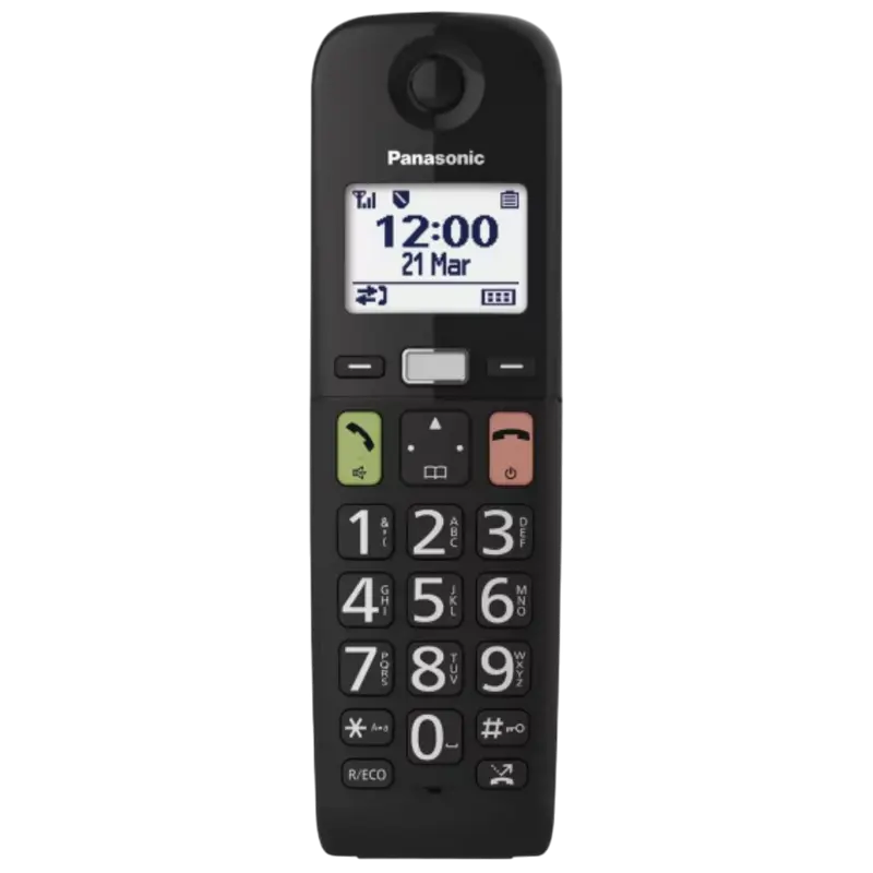 Telefone radio Panasonic KX-TGU110UAB, Negru