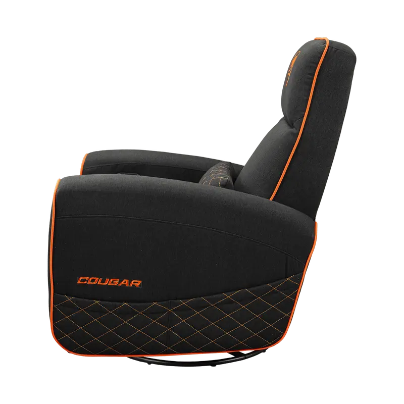Scaun Gaming Cougar FIDOM, Imitație de in, Negru | Portocaliu
