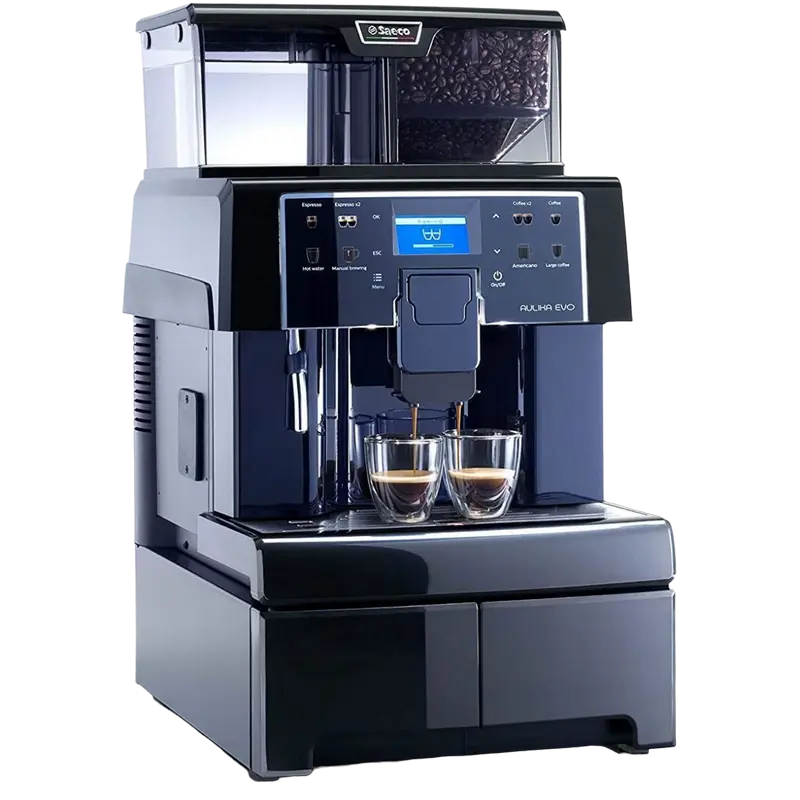 Aparat de cafea Saeco Aulika Evo Office, Negru