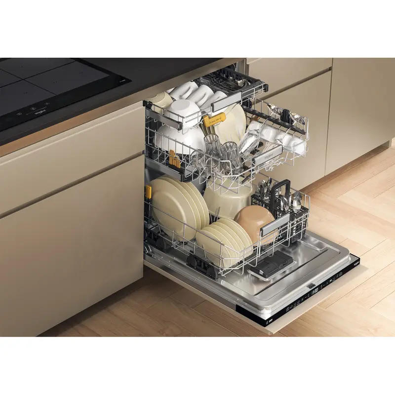 Mașină de spălat vase Whirlpool W8I HT58 TS, Negru