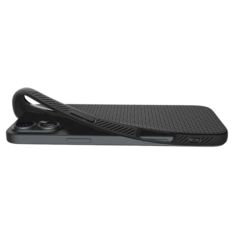 Husă Spigen iPhone 16 Plus Liquid Air, Negru mat