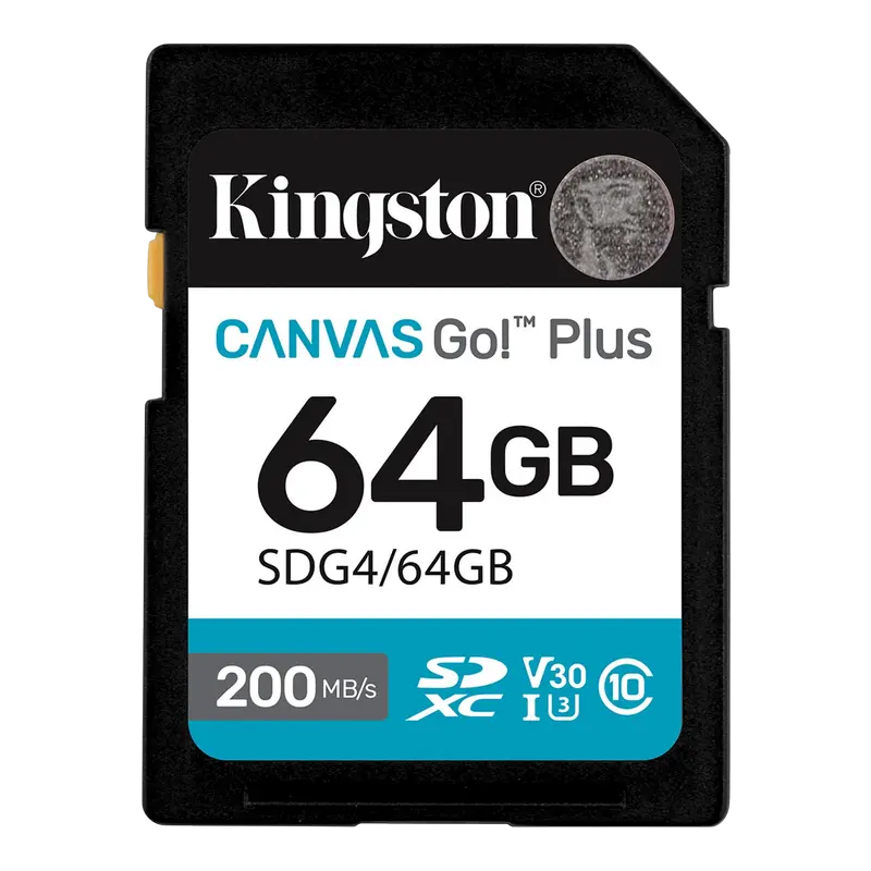 Cumpara  Suporturi de stocare - Card de Memorie Kingston Canvas Go! Plus, 64G..