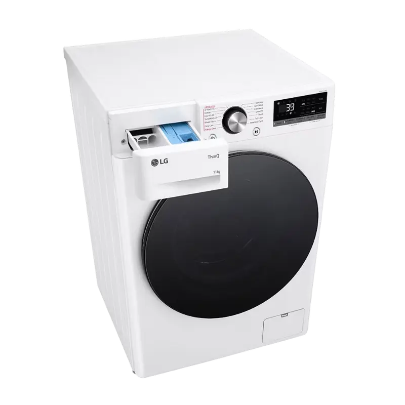 Mașină de spălat LG F4WR711S2W, 11kg, Alb
