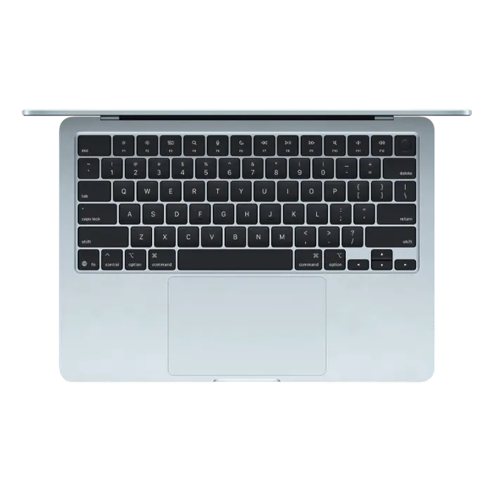 Laptop 13,6" Apple MacBook Air A3240, Sky Blue, M4 with 10-core CPU and 8-core GPU, 16GB/256GB, macOS Sequoia