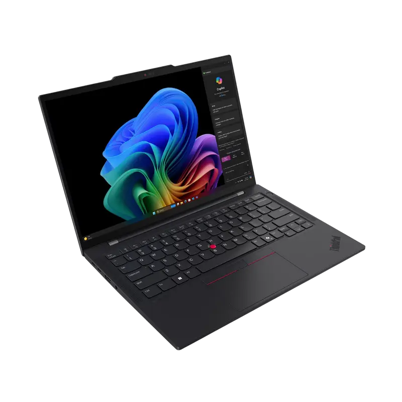 Ноутбук для бизнеса 14" Lenovo ThinkPad T14s Gen 6 (Snapdragon), Чёрный, Qualcomm Snapdragon X Elite X1E-78-100, 32Гб/1024Гб, Windows 11 Pro