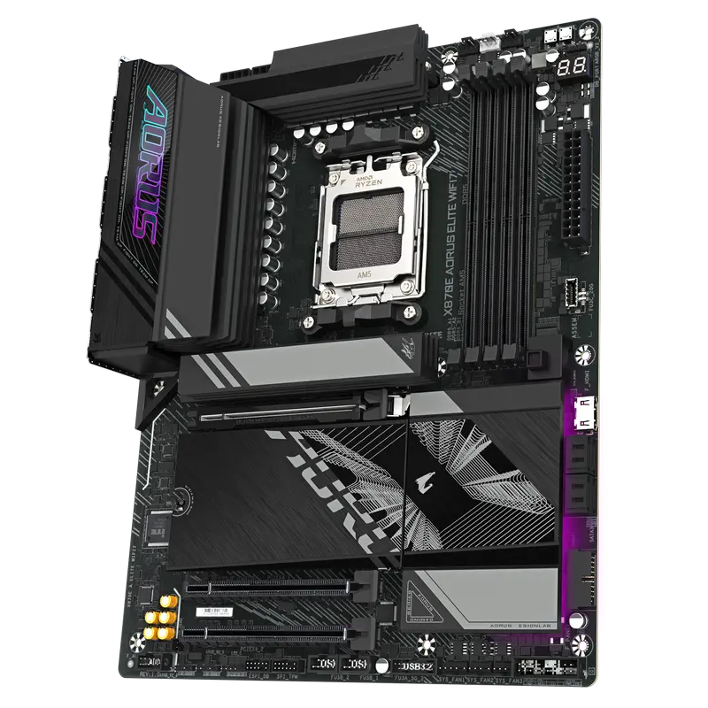 Placa de bază Gigabyte X870E A ELITE WIFI7, AM5, AMD X870E, ATX