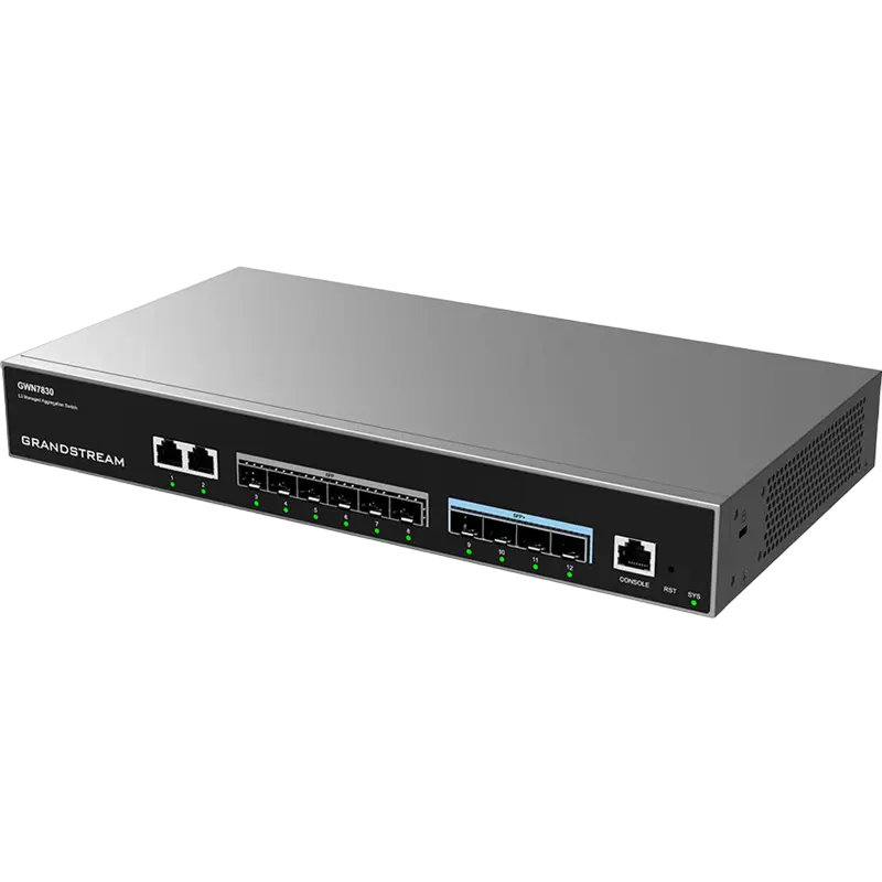 Switch de rețea Grandstream GWN7830, 2 x Gigabit Ethernet