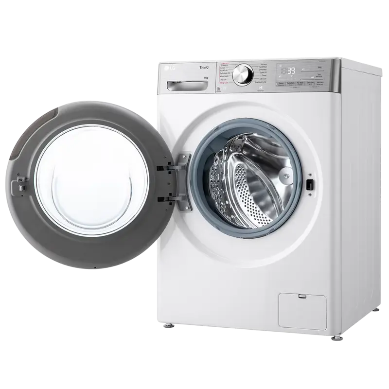 Mașină de spălat LG F4WR909P3W, 9kg, Alb